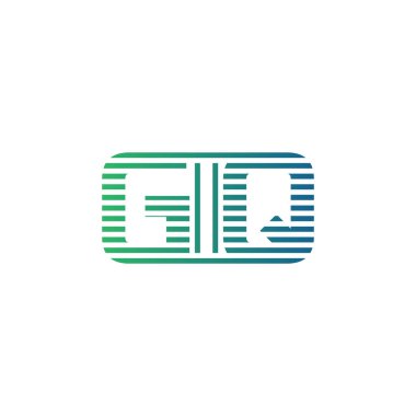 Modern GIQ Logo Tasarımı. GIQ Minimalist, Profesyonel ve İş Kimliği için Çok Yönlü Markalaştırma Simgesi