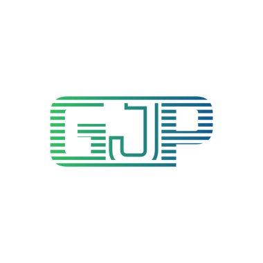 Modern GJP Logo Tasarımı. GJP Minimalist, Profesyonel ve Çok Yönlü İşletme Kimliği Simgesi
