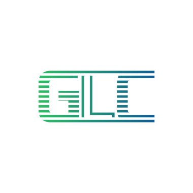Modern GLC Logo Tasarımı. İş Kimliği için GLC Minimalist, Profesyonel ve Çok Yönlü Markalaştırma Simgesi