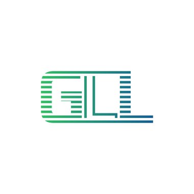 Modern GLL Logo Tasarımı. İş Kimliği için GLL Minimalist, Profesyonel ve Çok Yönlü Markalaştırma Simgesi