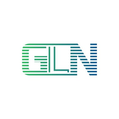 Modern GLN Logo Tasarımı. İş Kimliği için GLN Minimalist, Profesyonel ve Çok Yönlü Markalaştırma Simgesi