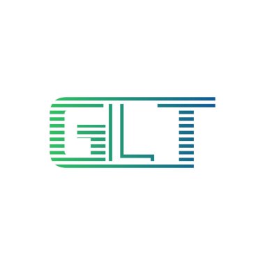 Modern GLT Logo Tasarımı. İş Kimliği için GLT Minimalist, Profesyonel ve Çok Yönlü Markalaştırma Simgesi