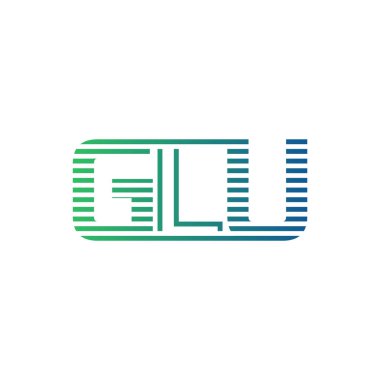 Modern GLU Logo Tasarımı. GLU Minimalist, Profesyonel ve Çok Yönlü İşletme Kimliği Simgesi