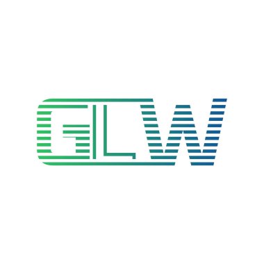 Modern GLW Logo Tasarımı. İş Kimliği için GLW Minimalist, Profesyonel ve Çok Yönlü Markalaştırma Simgesi