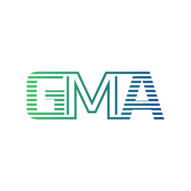 Modern GMA Logo Tasarımı. İş Kimliği için GMA Minimalist, Profesyonel ve Çok Yönlü Markalaştırma Simgesi