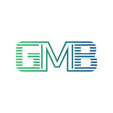 Modern GMB Logo Tasarımı. İş Kimliği için GMB Minimalist, Profesyonel ve Çok Yönlü Markalaştırma Simgesi