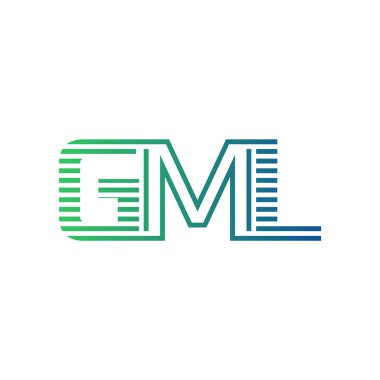 Modern GML Logo Design. Letter GML Minimalist, Professional, and Versatile Branding Icon for Business Identity clipart