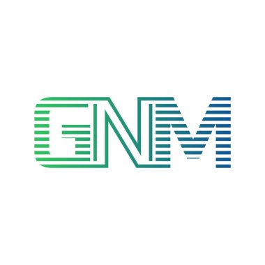 Modern GNM Logo Tasarımı. İş Kimliği için GNM Minimalist, Profesyonel ve Çok Yönlü Markalaştırma Simgesi