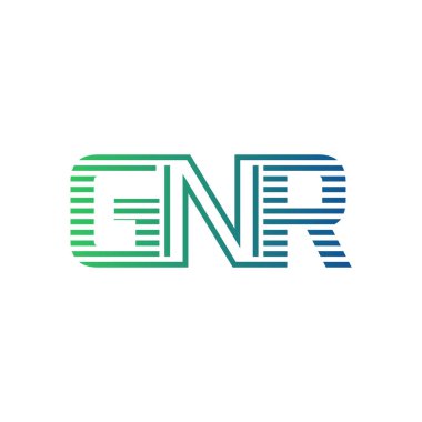 Modern GNR Logo Tasarımı. İş Kimliği için GNR Minimalist, Profesyonel ve Çok Yönlü Markalaştırma Simgesi