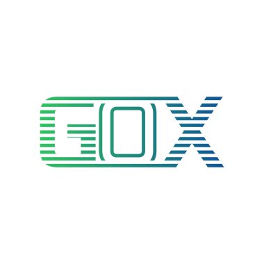 Modern GOX Logo Tasarımı. GOX Minimalist, Profesyonel ve İş Kimliği için Çok Yönlü Markalaştırma Simgesi
