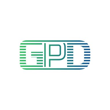 Modern GPD Logo Design. Letter GPD Minimalist, Professional, and Versatile Branding Icon for Business Identity clipart