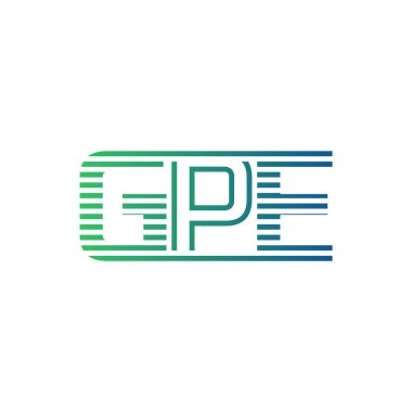 Modern GPE Logo Tasarımı. İş Kimliği için GPE Minimalist, Profesyonel ve Çok Yönlü Markalaştırma Simgesi