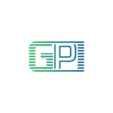 Modern GPI Logo Tasarımı. İş Kimliği için GPI Minimalist, Profesyonel ve Çok Yönlü Markalaştırma Simgesi