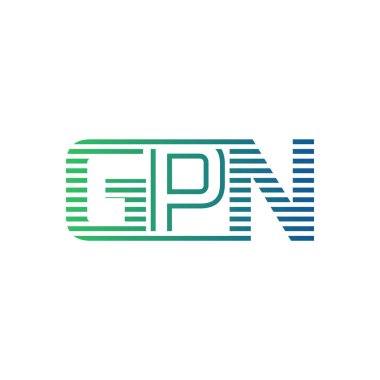 Modern GPN Logo Tasarımı. İş Kimliği için GPN Minimalist, Profesyonel ve Çok Yönlü Markalaştırma Simgesi