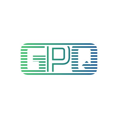 Modern GPQ Logo Tasarımı. İş Kimliği için GPQ Minimalist, Profesyonel ve Çok Yönlü Markalaştırma Simgesi