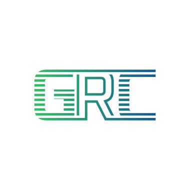 Modern GRC Logo Tasarımı. GRC Minimalist, Profesyonel ve İş Kimliği için Çok Yönlü Markalaştırma Simgesi
