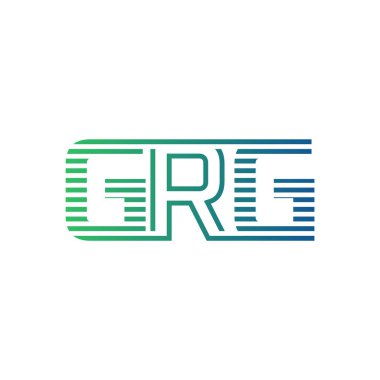 Modern GRG Logo Tasarımı. GRG Minimalist, Profesyonel ve İş Kimliği için Çok Yönlü Markalaştırma Simgesi