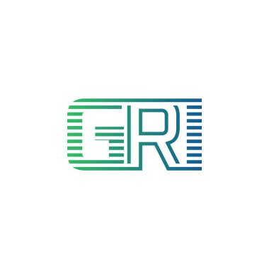 Modern GRI Logo Tasarımı. GRI Minimalist, Profesyonel ve İş Kimliği için Çok Yönlü Markalaştırma Simgesi