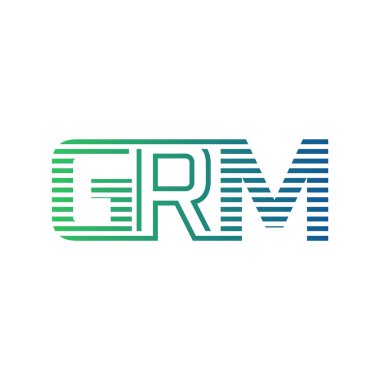 Modern GRM Logo Tasarımı. GRM Minimalist, Profesyonel ve İş Kimliği için Çok Yönlü Markalaştırma Simgesi