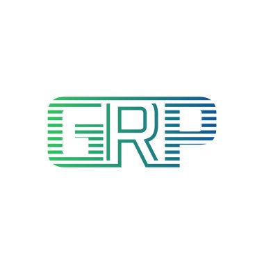 Modern GRP Logo Tasarımı. GRP Minimalist, Profesyonel ve İş Kimliği için Çok Yönlü Markalaştırma Simgesi