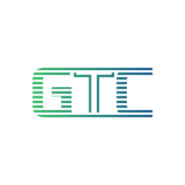 Modern GTC Logo Tasarımı. Harf GTC İş Kimliği Minimalist, Profesyonel ve Çok Yönlü Markalaştırma Simgesi