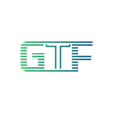 Modern GTF Logo Tasarımı. İş Kimliği için GTF Minimalist, Profesyonel ve Çok Yönlü Markalaştırma Simgesi