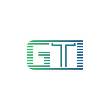 Modern GTI Logo Tasarımı. İş Kimliği için GTI Minimalist, Profesyonel ve Çok Yönlü Markalaştırma Simgesi