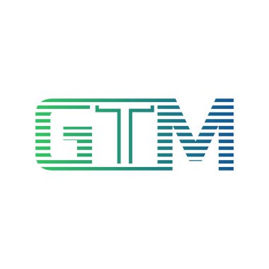 Modern GTM Logo Tasarımı. İş Kimliği için GTM Minimalist, Profesyonel ve Çok Yönlü Markalaştırma Simgesi