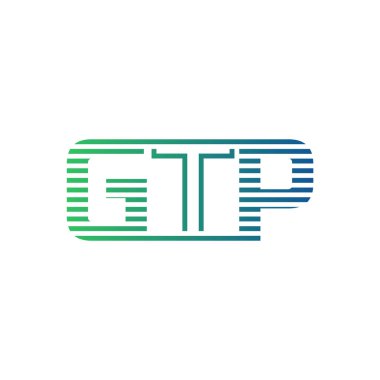 Modern GTP Logo Tasarımı. Harf GTP İş Kimliği Minimalist, Profesyonel ve Çok Yönlü Markalaştırma Simgesi