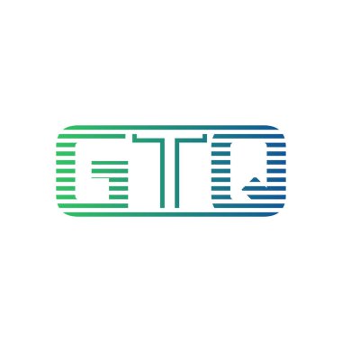 Modern GTQ Logo Tasarımı. İş Kimliği için GTQ Minimalist, Profesyonel ve Çok Yönlü Markalaştırma Simgesi