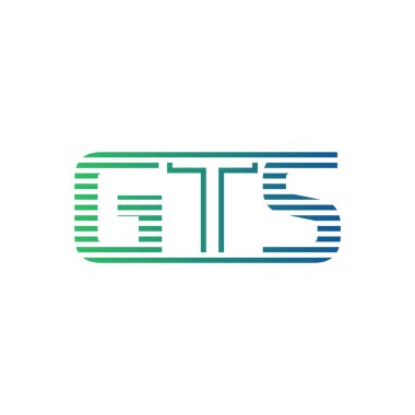 Modern GTS Logo Tasarımı. Harf GTS İş Kimliği Minimalist, Profesyonel ve Çok Yönlü Markalaştırma Simgesi