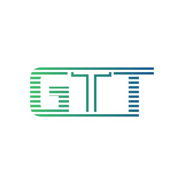 Modern GTT Logo Tasarımı. İş Kimliği için GTT Minimalist, Profesyonel ve Çok Yönlü Markalaştırma Simgesi