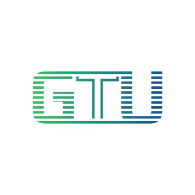 Modern GTU Logo Tasarımı. GTU Minimalist, Profesyonel ve Çok Yönlü İşletme Kimliği Simgesi