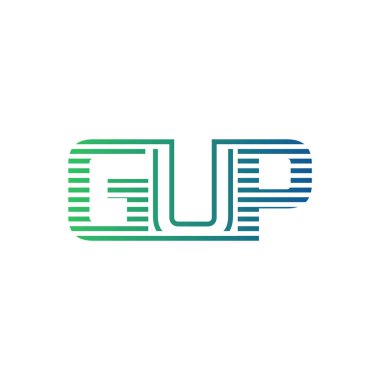 Modern GUP Logo Tasarımı. İş Kimliği için GUP Minimalist, Profesyonel ve Çok Yönlü Markalaştırma Simgesi