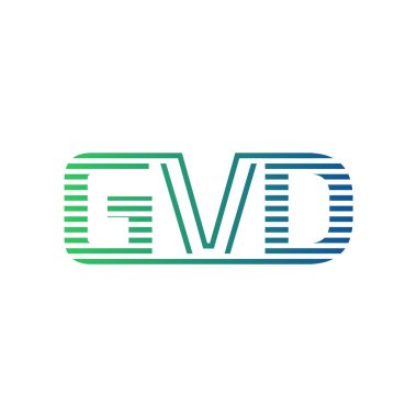 Modern GVD Logo Tasarımı. İş Kimliği için GVD Minimalist, Profesyonel ve Çok Yönlü Markalaştırma Simgesi
