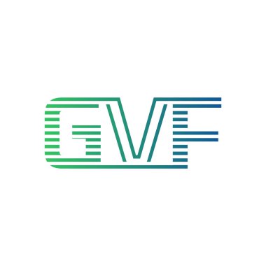 Modern GVF Logo Tasarımı. İş Kimliği için GVF Minimalist, Profesyonel ve Çok Yönlü Markalaştırma Simgesi