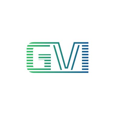 Modern GVI Logo Tasarımı. İş Kimliği için GVI Minimalist, Profesyonel ve Çok Yönlü Markalaştırma Simgesi