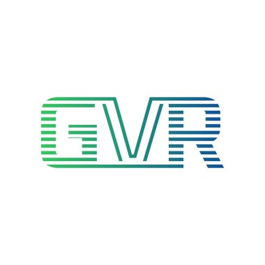 Modern GVR Logo Tasarımı. Harf GVR İş Kimliği Minimalist, Profesyonel ve Çok Yönlü Markalaştırma Simgesi