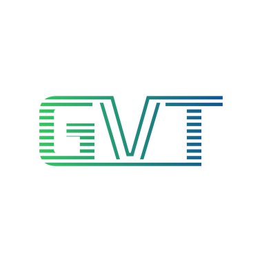 Modern GVT Logo Tasarımı. İş Kimliği için GVT Minimalist, Profesyonel ve Çok Yönlü Markalaştırma Simgesi