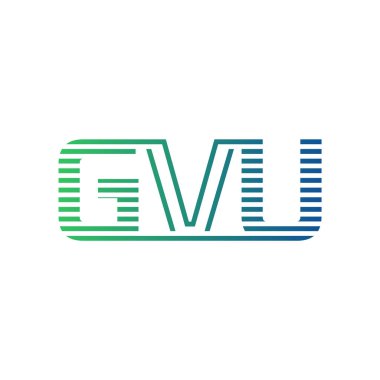 Modern GVU Logo Tasarımı. GVU Minimalist, Profesyonel ve Çok Yönlü İşletme Kimliği Simgesi