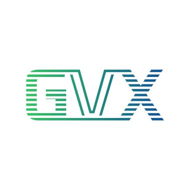 Modern GVX Logo Tasarımı. İş Kimliği için GVX Minimalist, Profesyonel ve Çok Yönlü Markalaştırma Simgesi