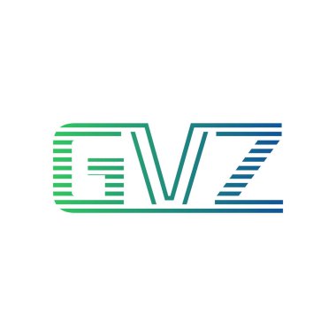 Modern GVZ Logo Tasarımı. İş Kimliği için GVZ Minimalist, Profesyonel ve Çok Yönlü Markalaştırma Simgesi