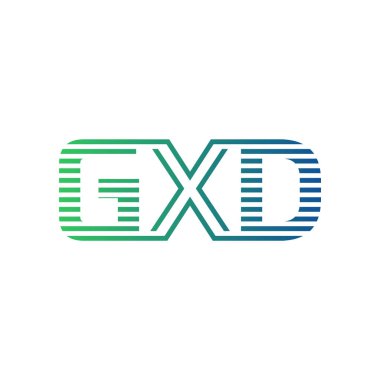 Modern GXD Logo Tasarımı. İş Kimliği için GXD Minimalist, Profesyonel ve Çok Yönlü Markalaştırma Simgesi