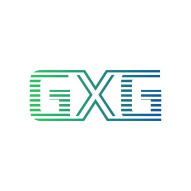 Modern GXG Logo Tasarımı. Harf GXG İş Kimliği Minimalist, Profesyonel ve Çok Yönlü Markalaştırma Simgesi