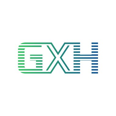Modern GXH Logo Tasarımı. İş Kimliği için GXH Minimalist, Profesyonel ve Çok Yönlü Markalaştırma Simgesi