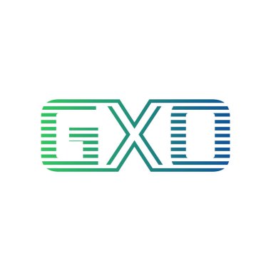 Modern GXO Logo Tasarımı. Harf GXO İş Kimliği Minimalist, Profesyonel ve Çok Yönlü Markalaştırma Simgesi