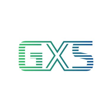 Modern GXS Logo Tasarımı. Harf GXS Minimalist, Profesyonel ve İş Kimliği için Çok Yönlü Markalaştırma Simgesi