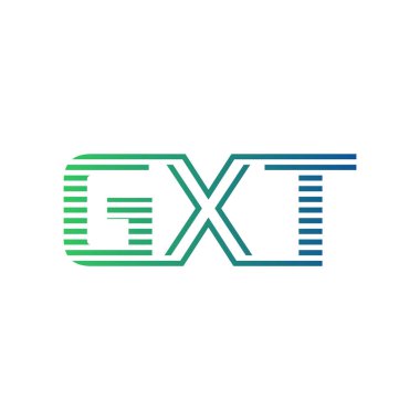 Modern GXT Logo Tasarımı. İş Kimliği için GXT Minimalist, Profesyonel ve Çok Yönlü Markalaştırma Simgesi