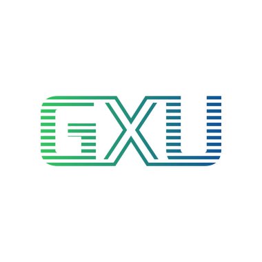 Modern GXU Logo Tasarımı. GXU Minimalist, Profesyonel ve Çok Yönlü İşletme Kimliği Simgesi
