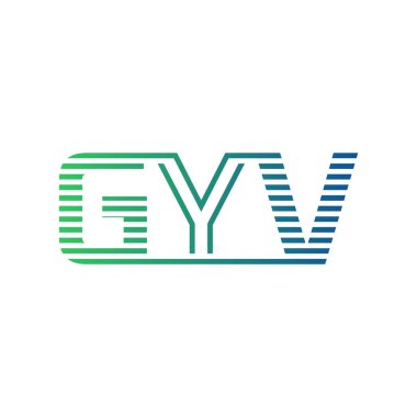 Modern GYV Logo Tasarımı. İş Kimliği için GYV Minimalist, Profesyonel ve Çok Yönlü Markalaştırma Simgesi